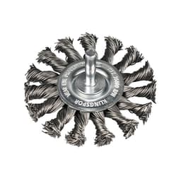 Cepillo circular trenzado con vástago