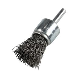 Cepillo de pincel rizado con vástago acero