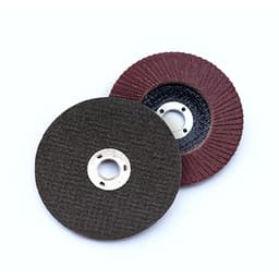 Discos flap óxido de aluminio respaldo de fibra